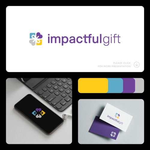 Design a logo empowering charity donations instead of material gifts Design by Kukuh Saputro Design