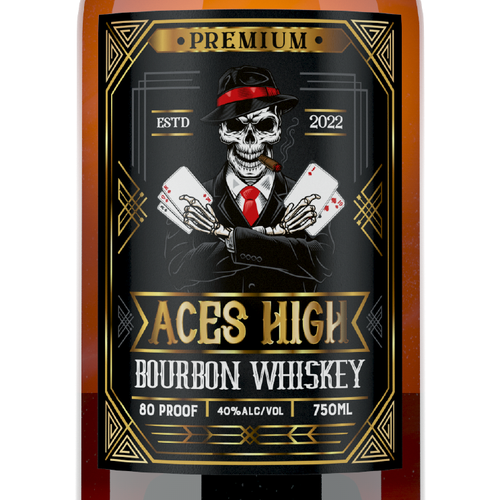 Luxury Whiskey  New Label Design by ANGRYCAT™