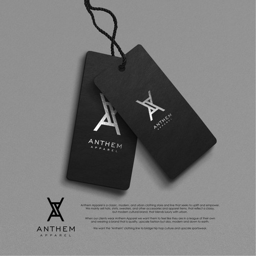 Anthem Apparel needs a brand logo design for it's urban-modern clothing line. Design réalisé par Echel's