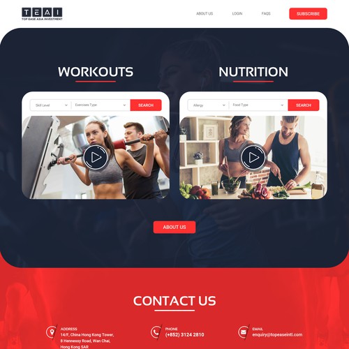 Web page design contest entry by Webwooter™