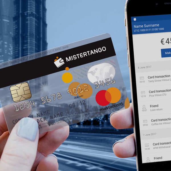 Mistertango mastercard design