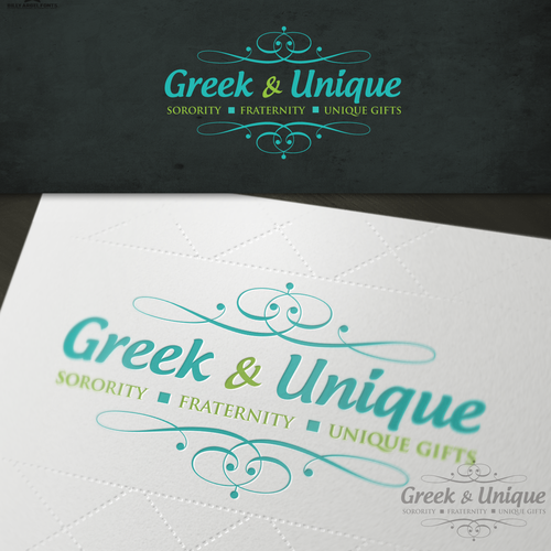 Design di New logo wanted for Greek and Unique! di ✱afreena✱