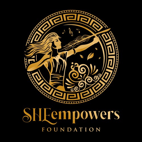 SHEempowers - luxurious design of a woman preferrably in some kind of a circle to appeal to women professionals Design by Jacob Gomes