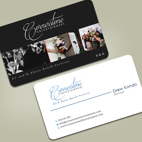 Wedding DJ & Photo Booth Business Needs Business Cards ...