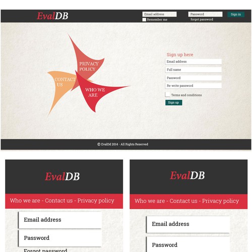 Design di Landing sign in/sign up page di Sheikh Fahad Raj