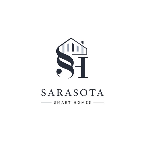 Sarasota Smart Homes logo for our company that does technology innovations and installations Design réalisé par Godly-Student