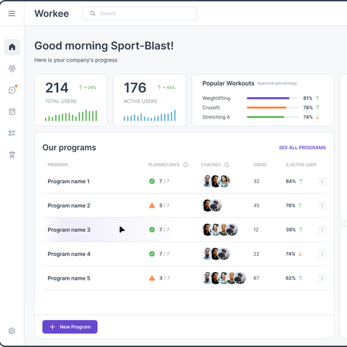 Website Design for a Personal Trainer Workout Platform Design by FaTiH™