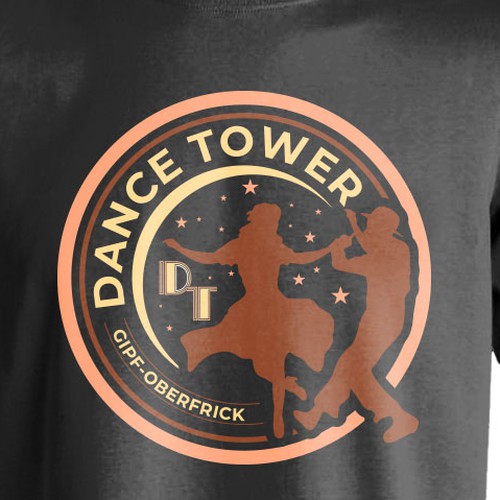 T-shirt Design - Dance Tower Design by mozaikworld