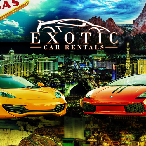 exotic car picture/destination wall poster! Design by Tia.18