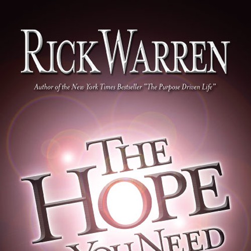 Design Rick Warren's New Book Cover Design by Sub Rosa Studio