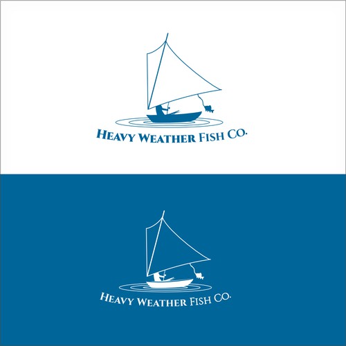 Simplistic and outlined logo for Alaskan commercial fishing business Design by bxp