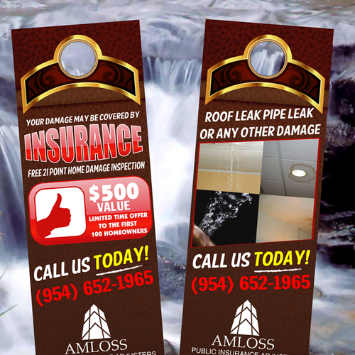 Designs | Help Amloss Public Adjusters with a new postcard or flyer ...