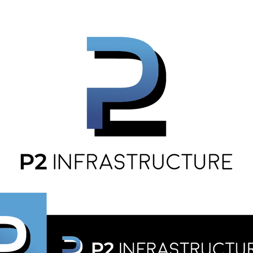 P2 Infrastructure Logo Design Design by Anemone Creative