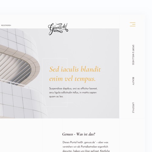 Web page design contest entry by Denis Kone