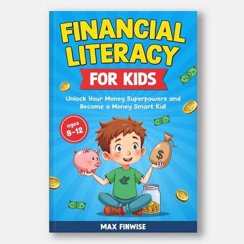 Financial Literacy Book for Kids, Ages 8 to 12 Design by Elevence