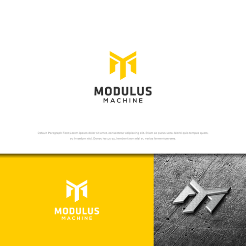 Machine Shop logo that communicates Quality, Dependability, Excellence, Seriousness Diseño de nazh