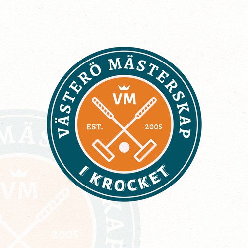 Legendary croquet tournament in Sweden. First logo ever. Looking for unique croquet vibe, creativity, and retro look! Design by Afrian.