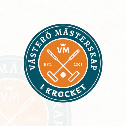 Legendary croquet tournament in Sweden. First logo ever. Looking for unique croquet vibe, creativity, and retro look! Design by Afrian.