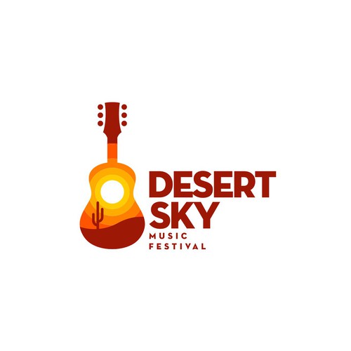 Designs Desert Sky Music Festival Logo design contest