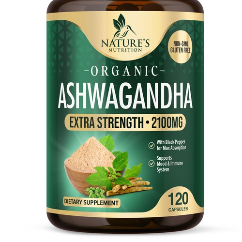 Ashwagandha Design Needed for Nature's Nutrition Design by UnderTheSea™