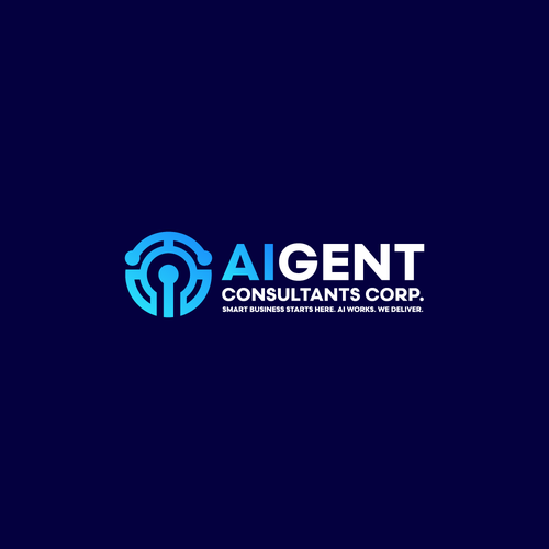 AI Agent Company: Appealing to small to medium sized businesses. Design by SimpleSmple™