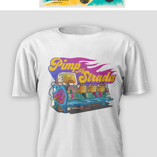 Pimp My Strada Illustration For A3 And T Shirts Illustration Or Graphics Contest 99designs