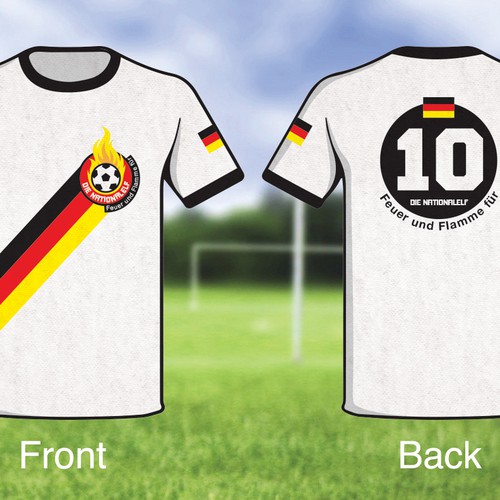 Football! World Cup! Summer! But hey ... what to wear? The alternative german football jersey! Design by Cuichi