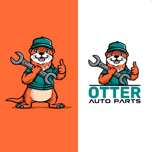 Attention Grabbing Mascot Logo For Auto Parts Ecom Store Design by masjacky