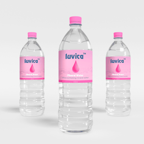 Label design for [beauty mineral water] for women Design by Mamun's_Creation