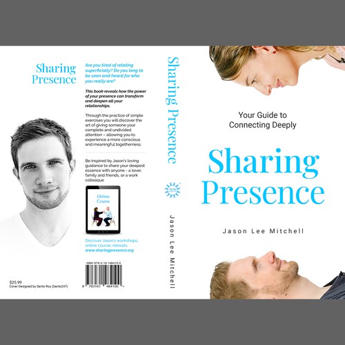 Mindfulness Book Cover on Sharing Presence Design by SantoRoy71