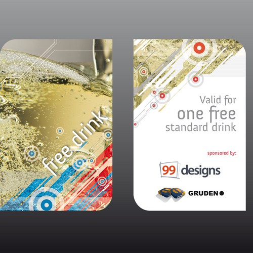 Design the Drink Cards for leading Web Conference! Diseño de imnotkeen