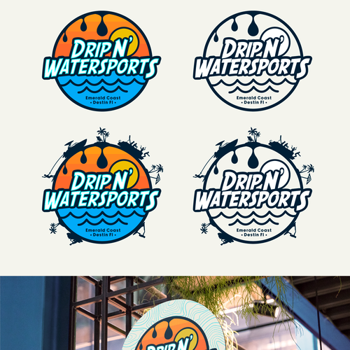 Logo Design for a Watersports and Boat Rental Company Based in Destin Florida Design by Aefe Design