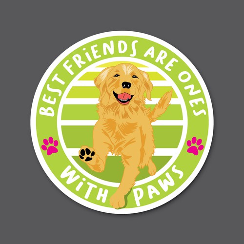 Design an amazing sticker for passionate dog owners and dog lovers Design by BnPixels