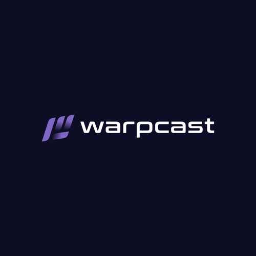 Design Warpcast logo di BrandBlox