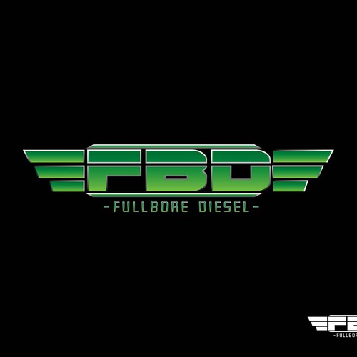 create a eye catching logo for fullbore diesel & fab Design réalisé par meshmew99