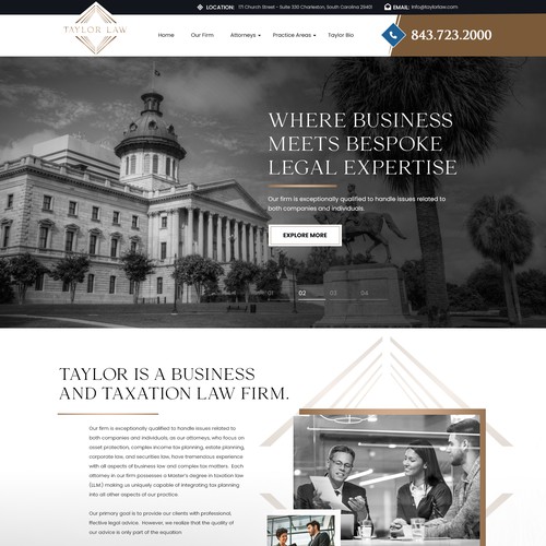 Taylow.Law Website and Software Platform Design by Moonlight Digital