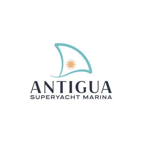 Logo for Antigua Superyacht Marina Design by John3:16✅
