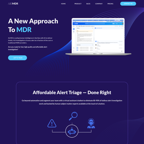 Bold Elegant Tech Website Homepage Design by Pinku