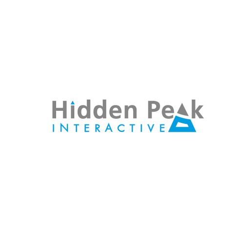 Logo for HiddenPeak Interactive Réalisé par Maja25