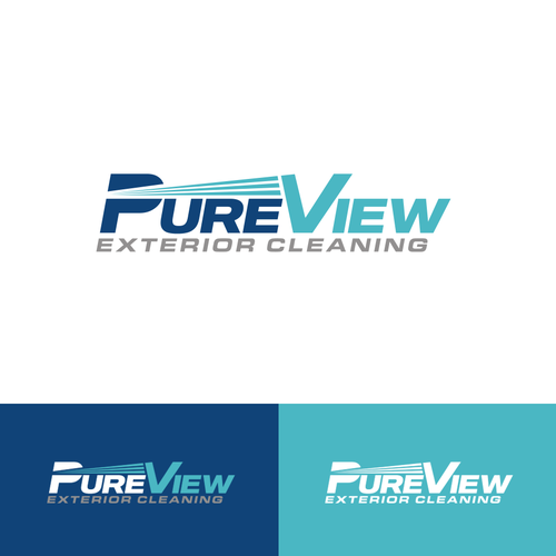 "Exterior Cleaning Company Logo and Brand Guide" winning Web page design