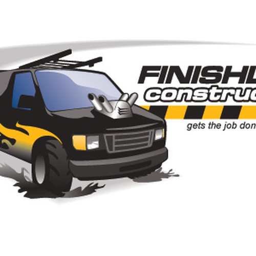 Need Money? Graphic Geeks Wanted!! Finish Line Construction $350 in prizes デザイン by logoramen