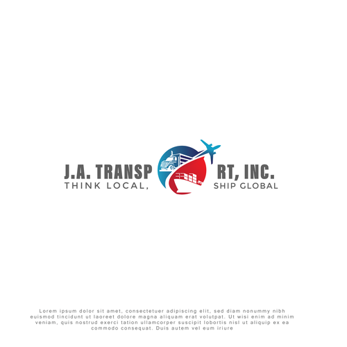 J.A. Transport Shipping company Design von Karl.J