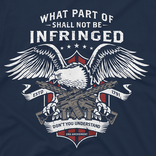 *GUARANTEED WINNER* 2nd Amendment Shirt - Patriotic Design by iamyuan