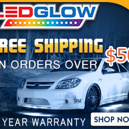 Design LEDGlow's New Banner Ads! Design by nelso