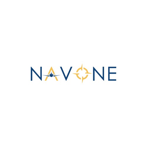 NavOne Logo - Sub Brand of NavPass.aero Design by LINES™