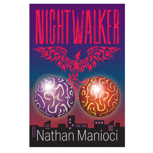 Cover and Spine Design for Fantasy Novel Nightwalker Design by logroll