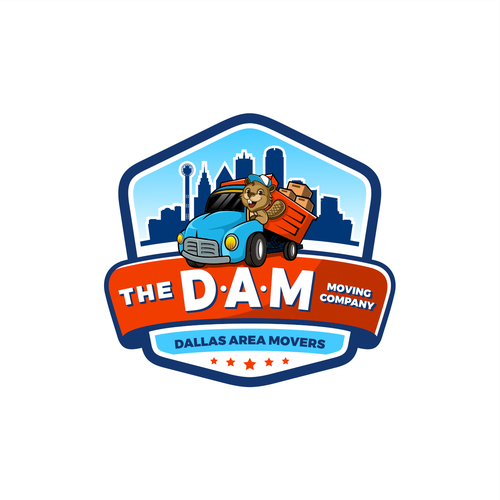 Diseño de Design a fun, high-quality logo for The DAM Moving Company de Gloxee