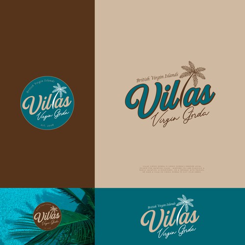 Modern, Tropical, Luxury Logo Needed for Caribbean Villa Rental Co. Design by plyland