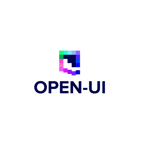 OPEN-UI - 通信インフラの工程管理システム - のサービスロゴをデザインしてください。 Design by mdjunaied