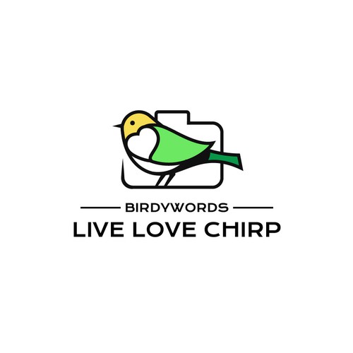 Live Love Chirp Design von Manan°n